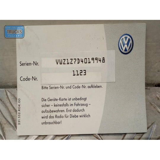 NAVIGATION VOLKSWAGEN Touareg 2002>2007 used