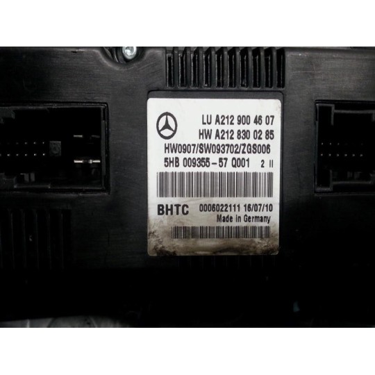 AC CONTROL UNIT MERCEDES-BENZ Classe E (W/S212) 2009>2012 used